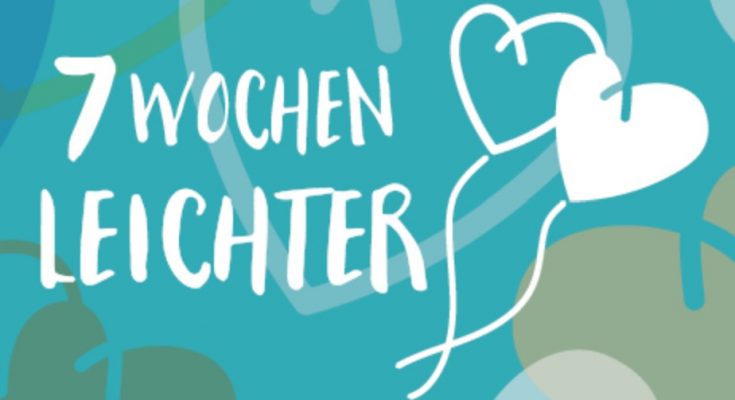 Logo zur Aktion 7 Wochen leichter - Herzen als Luftballons