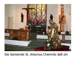 St. Antonius Chemnitz Kirchenraum