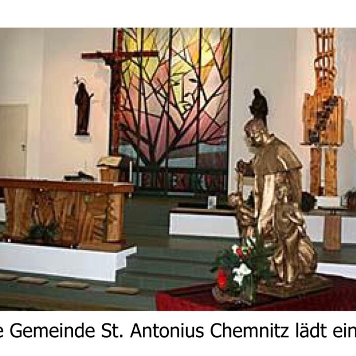 St. Antonius Chemnitz Kirchenraum